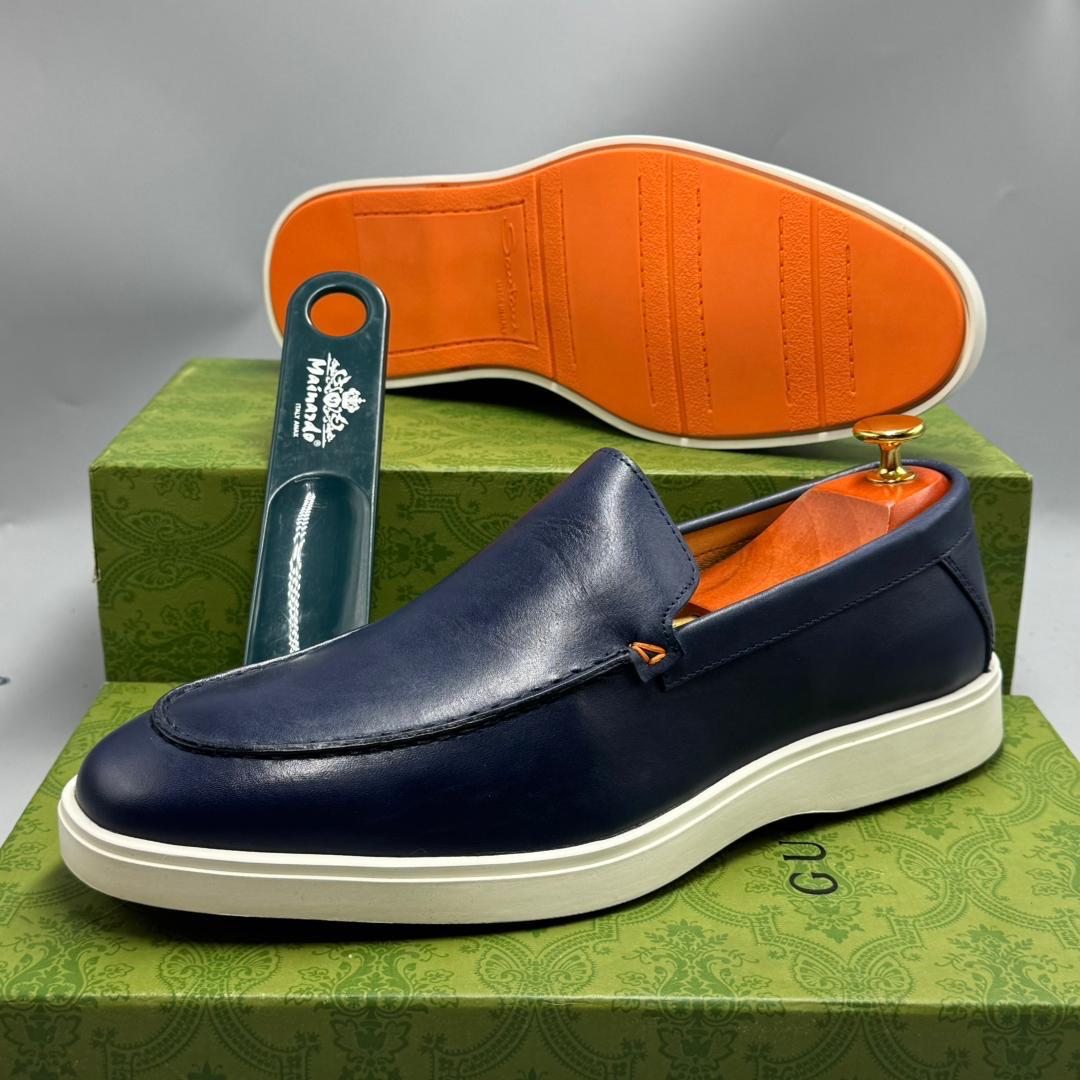 Atelier KLEDA — mocassin bleu marine